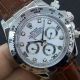 2017 Copy Rolex Cosmograph Daytona Watch SS White Diamond  Leather (3)_th.jpg